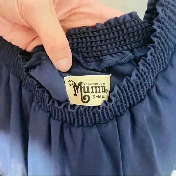 NWT Show Me Your MuMu Hacienda Maxi Dress Off the Shoulder Wedding - Picture 3 of 8